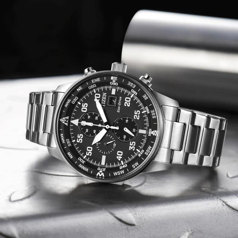 時計 CITIZEN Eco-Drive Relógio Citizen Masculino Analógico Eco-Drive Aviator TZ31132T